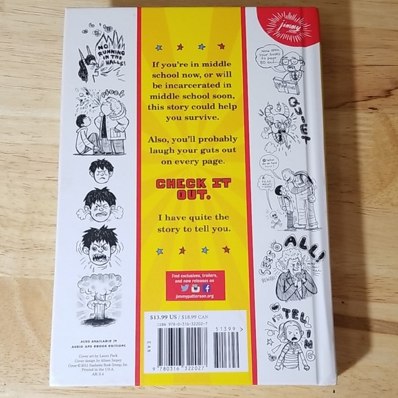 Middle School: The Worst Years of My Life  by James Patterson - EUC - Picture 3 of 7